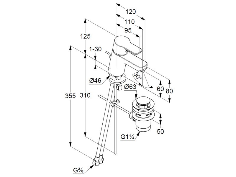 Смесителна батерия мивка Pure&Easy (1)